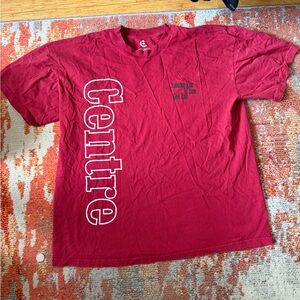Vintage Centre Red Oversized T Shirt